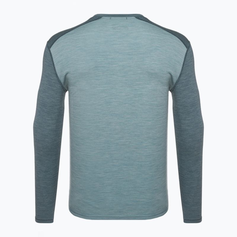 Longsleeve termoaktywny męski Smartwool Merino 250 Baselayer Crew Boxed pewter blue-lead 4