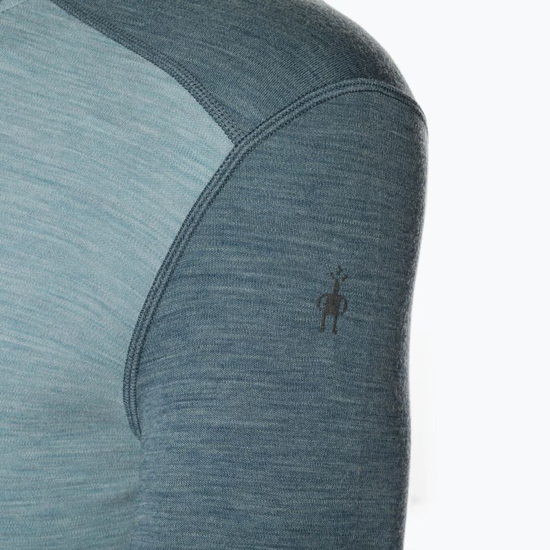 Bluza termoaktywna męska Smartwool Merino 250 Baselayer Crew Boxed pewter blue-lead 5