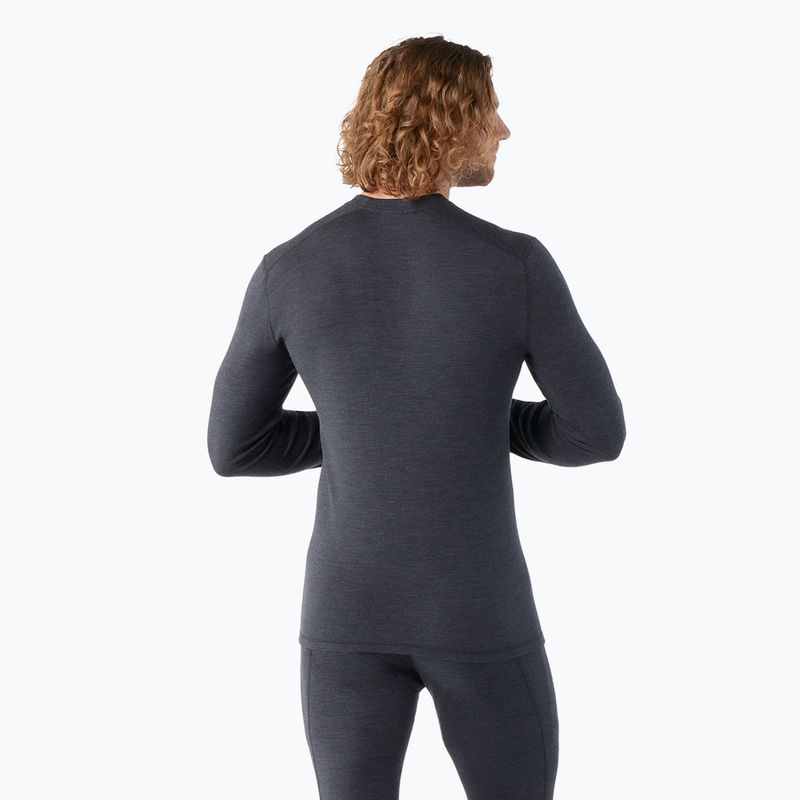 Bluza termoaktywna męska Smartwool Thermal Merino Baselayer Colorblock Crew Boxed charcoal 2