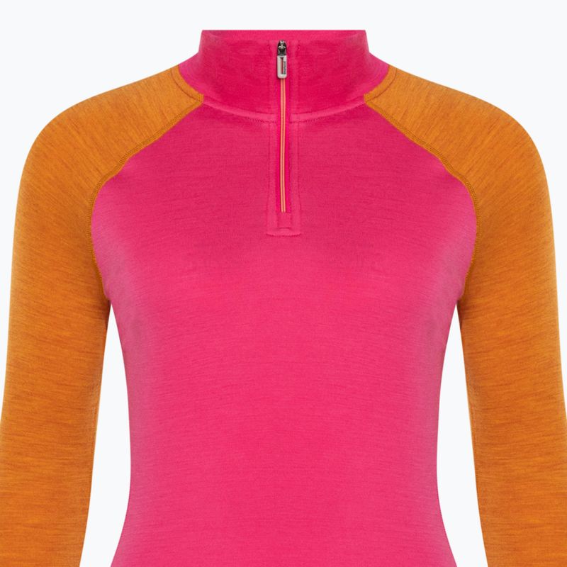 Longsleeve termoaktywny damski Smartwool Classic Thermal Merino Baselayer 1/4 Zip Boxed power pink 5