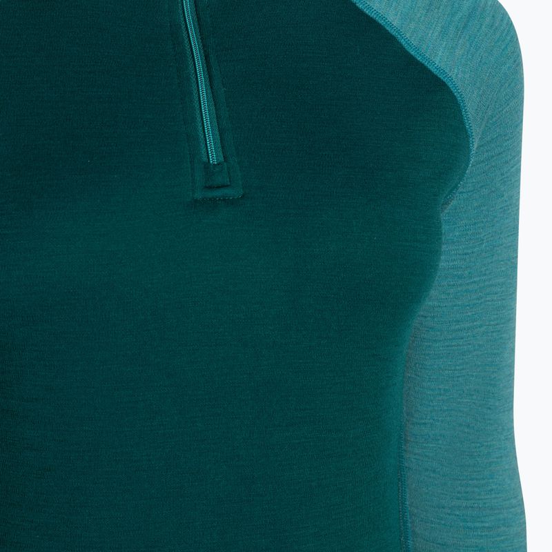 Bluza termoaktywna damska Smartwool Classic Thermal Merino Baselayer 1/4 Zip Boxed emerald 5
