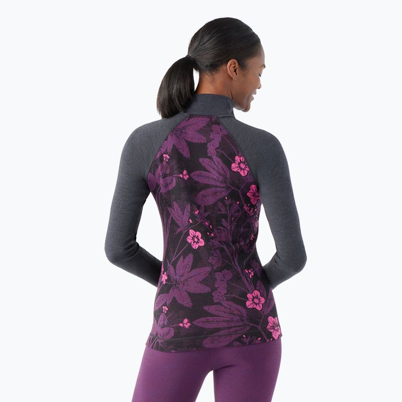 Bluza termoaktywna damska Smartwool Classic Thermal Merino Baselayer 1/4 Zip Boxed purple iris 2