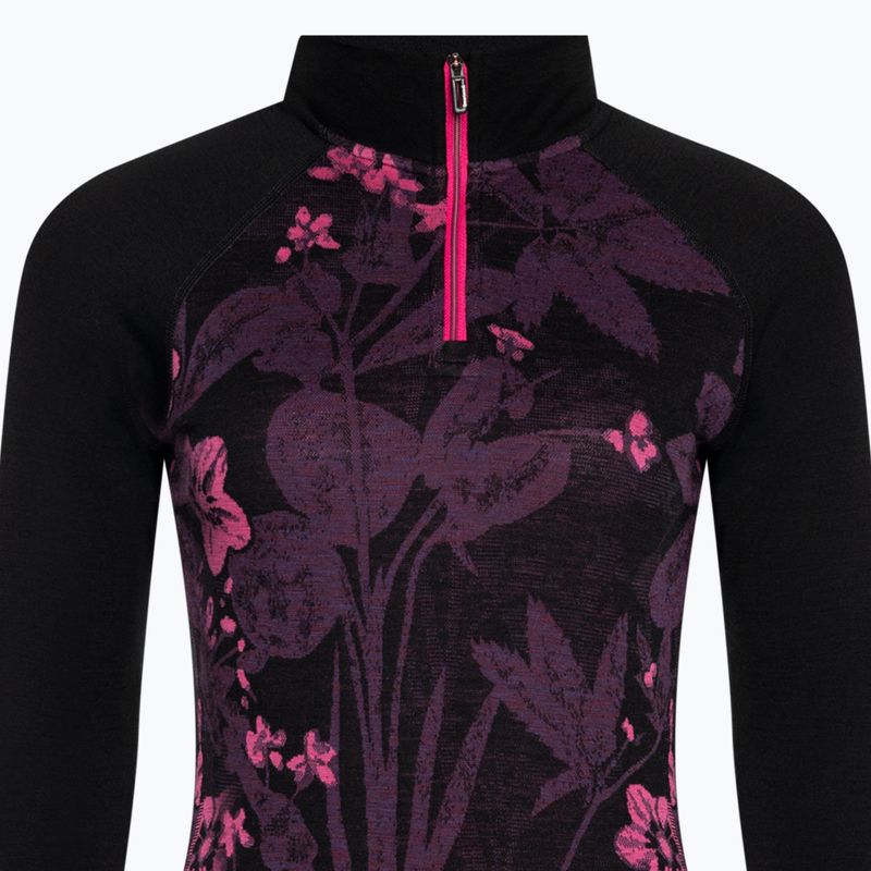 Bluza termoaktywna damska Smartwool Classic Thermal Merino Baselayer 1/4 Zip Boxed purple iris 5