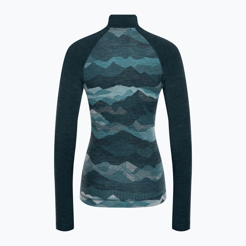 Bluza termoaktywna damska Smartwool Classic Thermal Merino Baselayer 1/4 Zip Boxed twilight 4