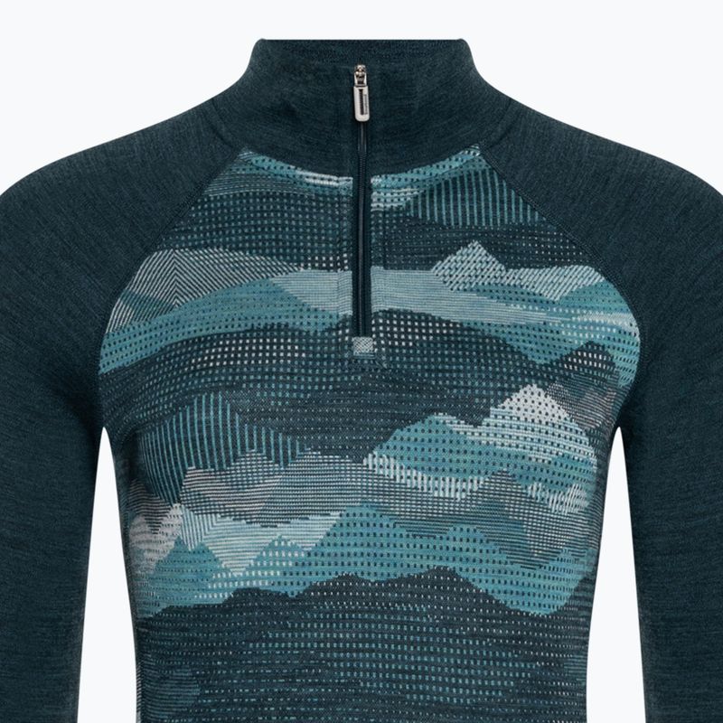 Bluza termoaktywna damska Smartwool Classic Thermal Merino Baselayer 1/4 Zip Boxed twilight 5