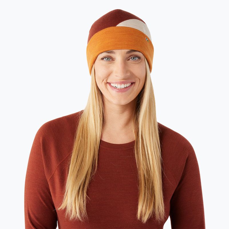 Czapka zimowa Smartwool Thermal Merino Colorblock marmalade heather 2