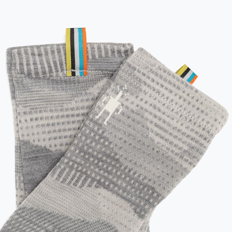 Rękawiczki trekkingowe Smartwool Thermal Merino light gray mountain scape 5