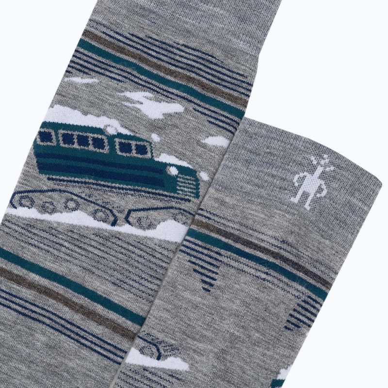 Skarpety snowboardowe Smartwool Snowboard Targeted Cushion Piste Machine OTC light gray 3