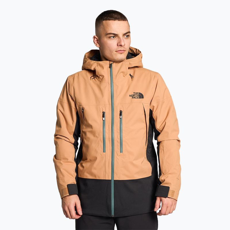 Kurtka narciarska męska The North Face Mount Bre almond butter/black