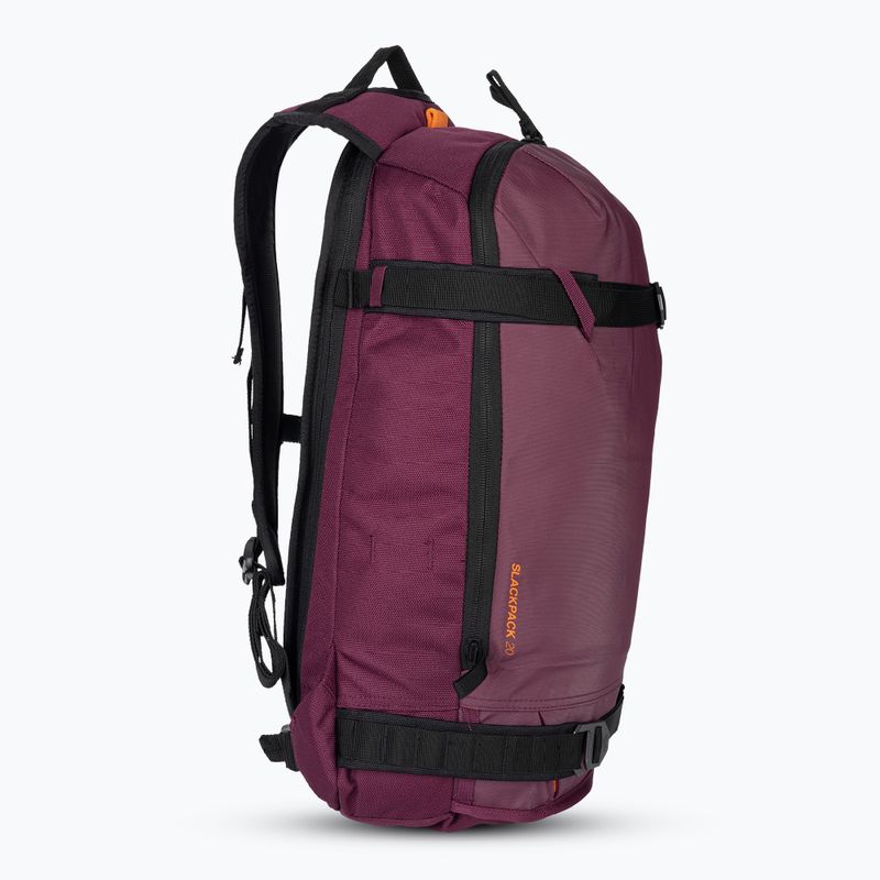 Plecak snowboardowy damski The North Face Slackpack 2.0 20 l boysenberry/mandarin 2