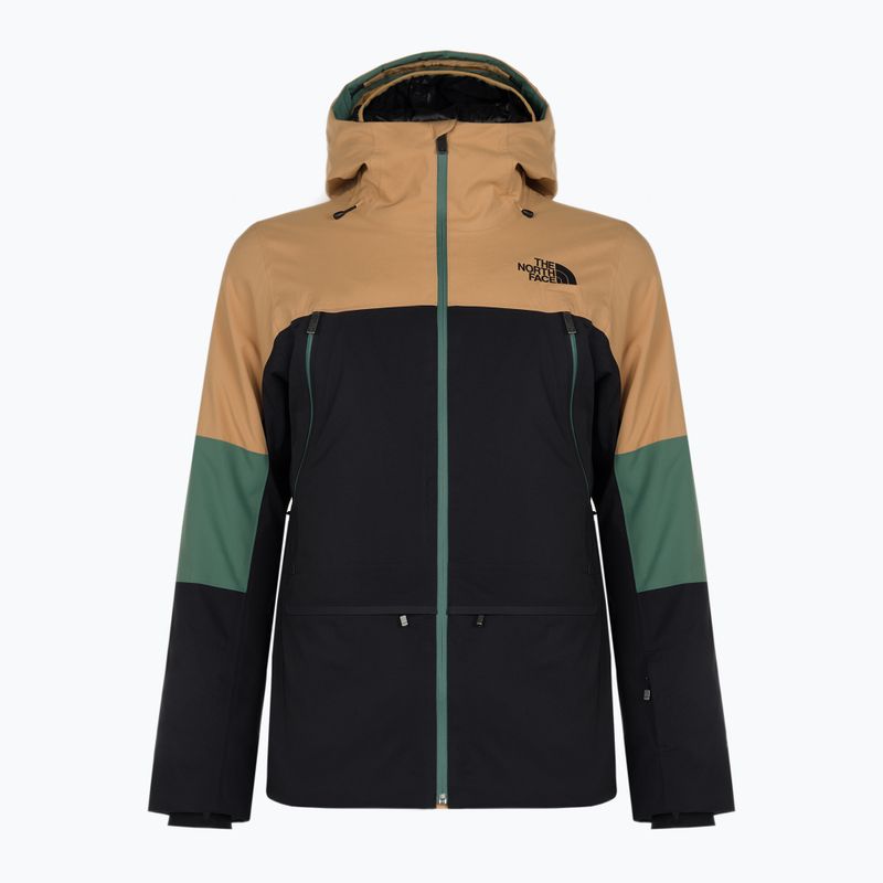 Kurtka narciarska męska The North Face Zarre black/almond butter 9