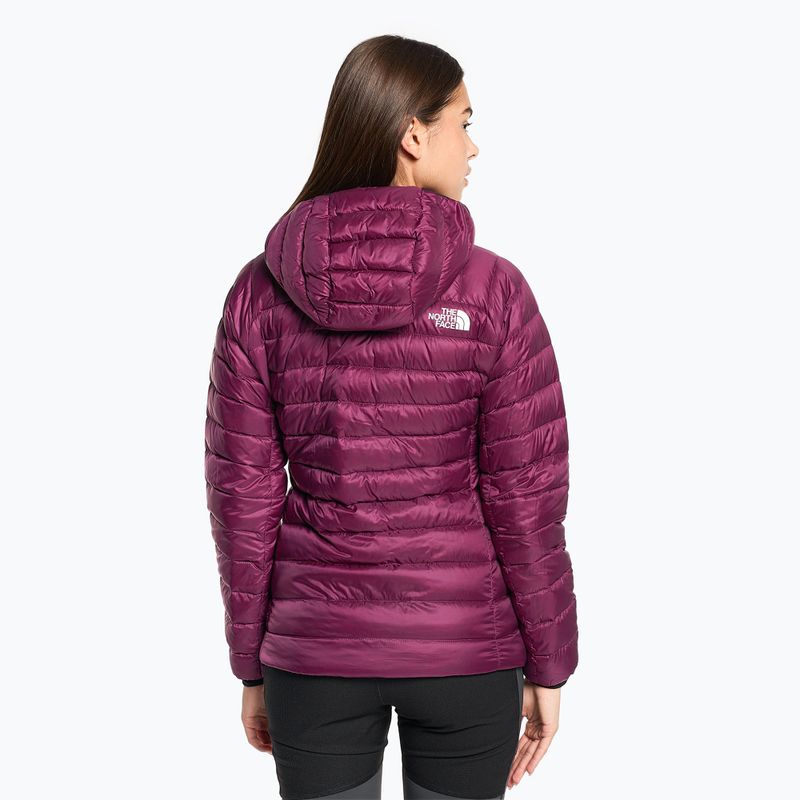 Kurtka puchowa damska The North Face Summit Breithorn Hoodie boysenberry 2