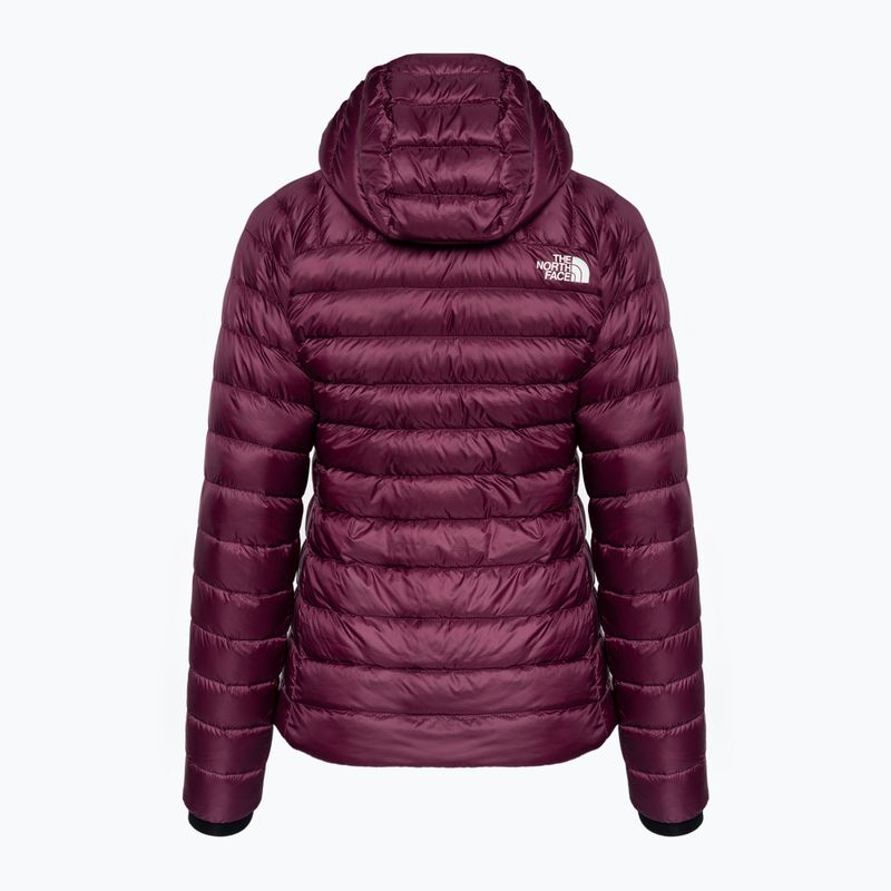 Kurtka puchowa damska The North Face Summit Breithorn Hoodie boysenberry 6