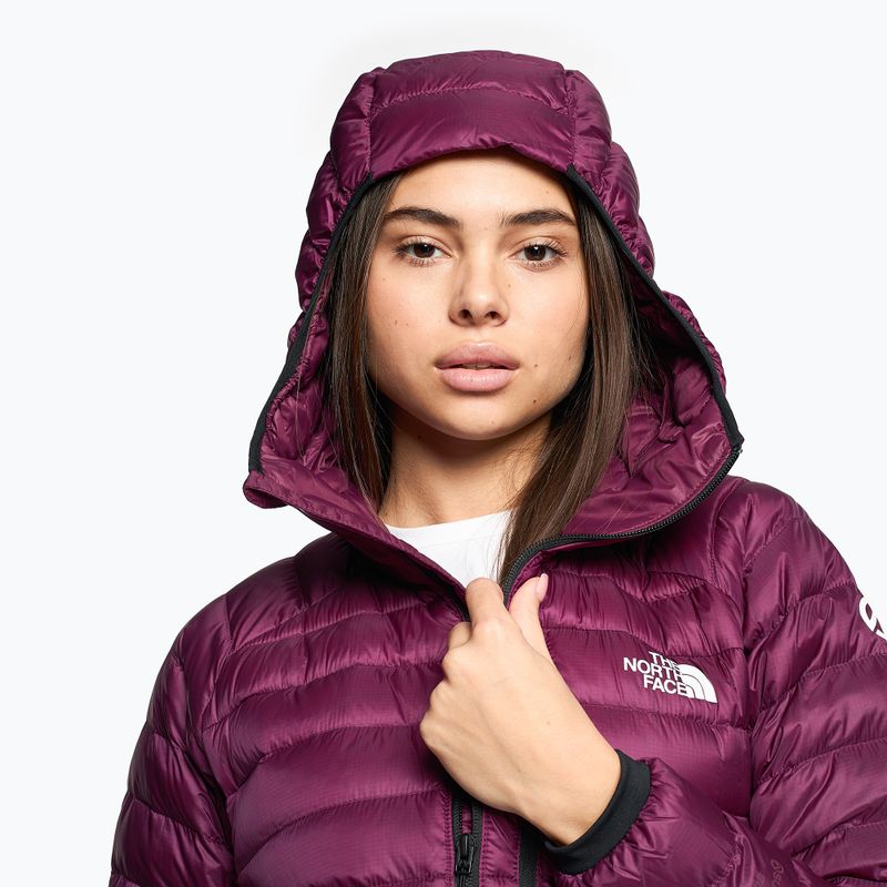 Kurtka puchowa damska The North Face Summit Breithorn Hoodie boysenberry 3