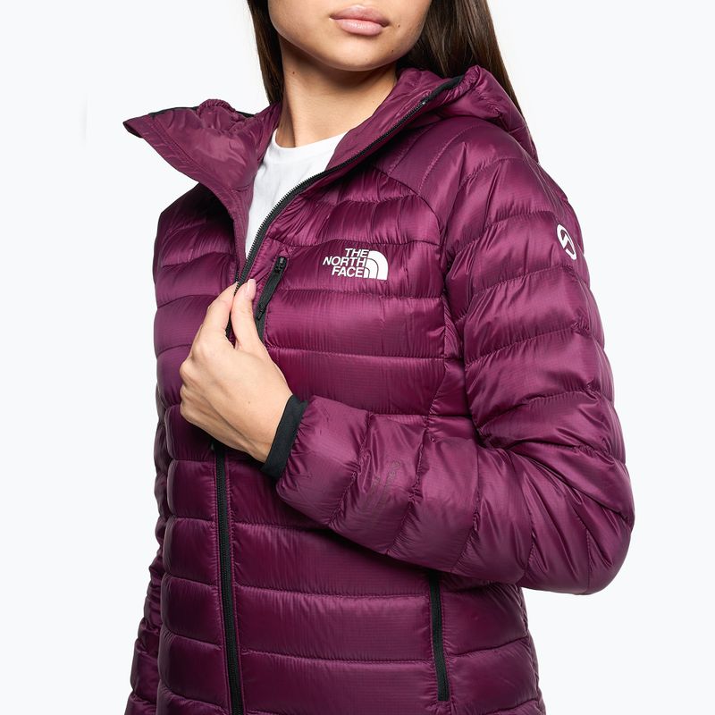 Kurtka puchowa damska The North Face Summit Breithorn Hoodie boysenberry 4