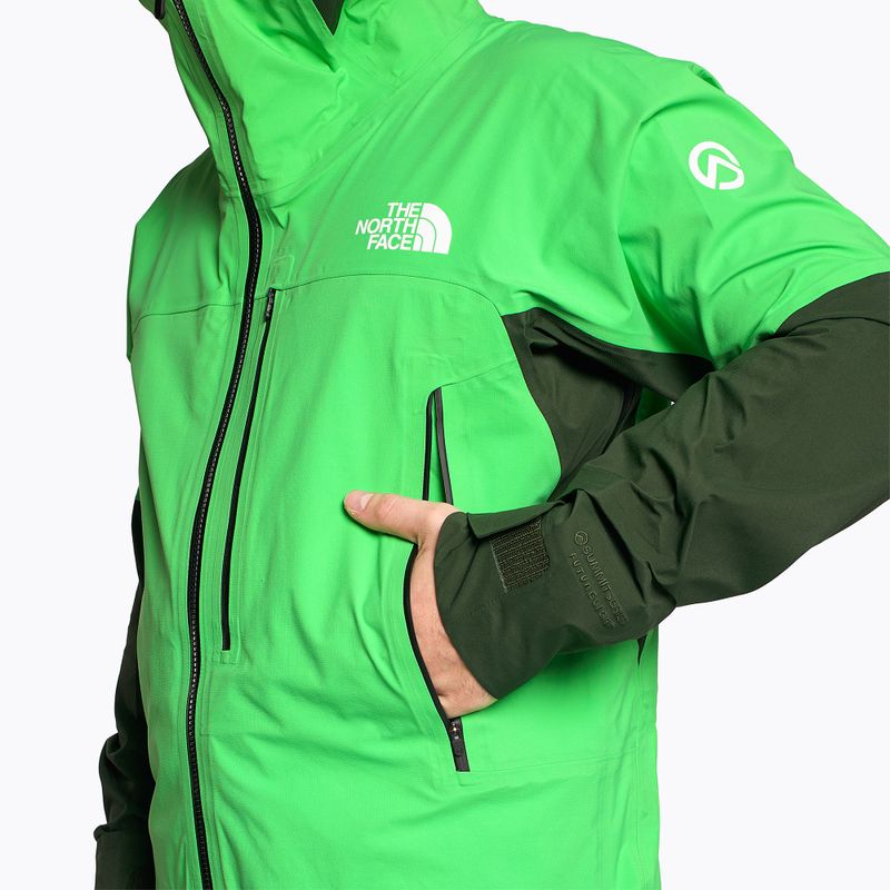 Kurtka narciarska męska The North Face Summit Stimson Futurelight chlorophyll green 5