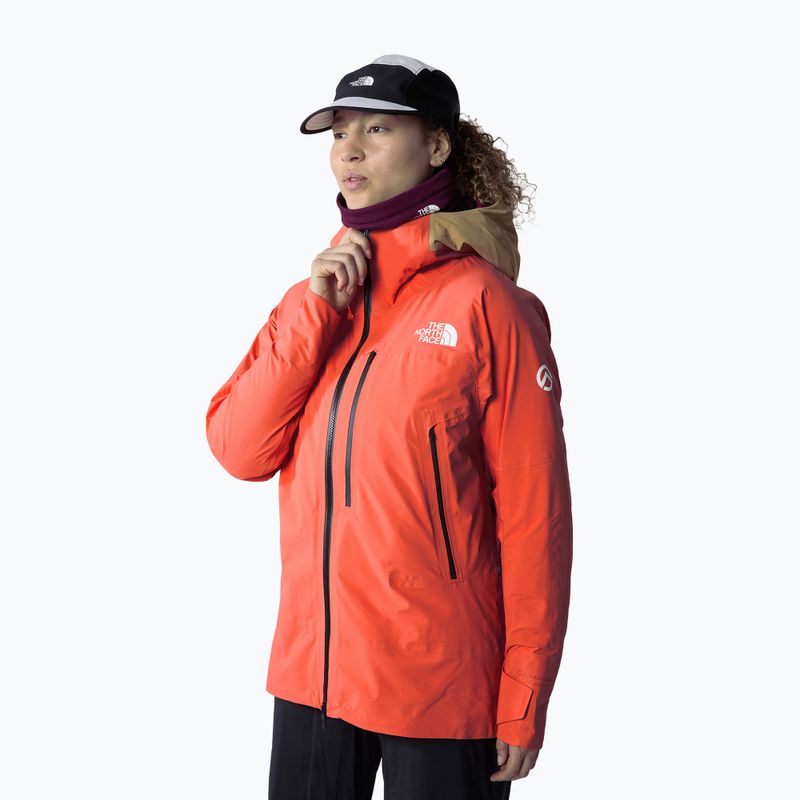 Kurtka narciarska damska The North Face Summit Stimson Futurelight radiant orange/almond butter 4