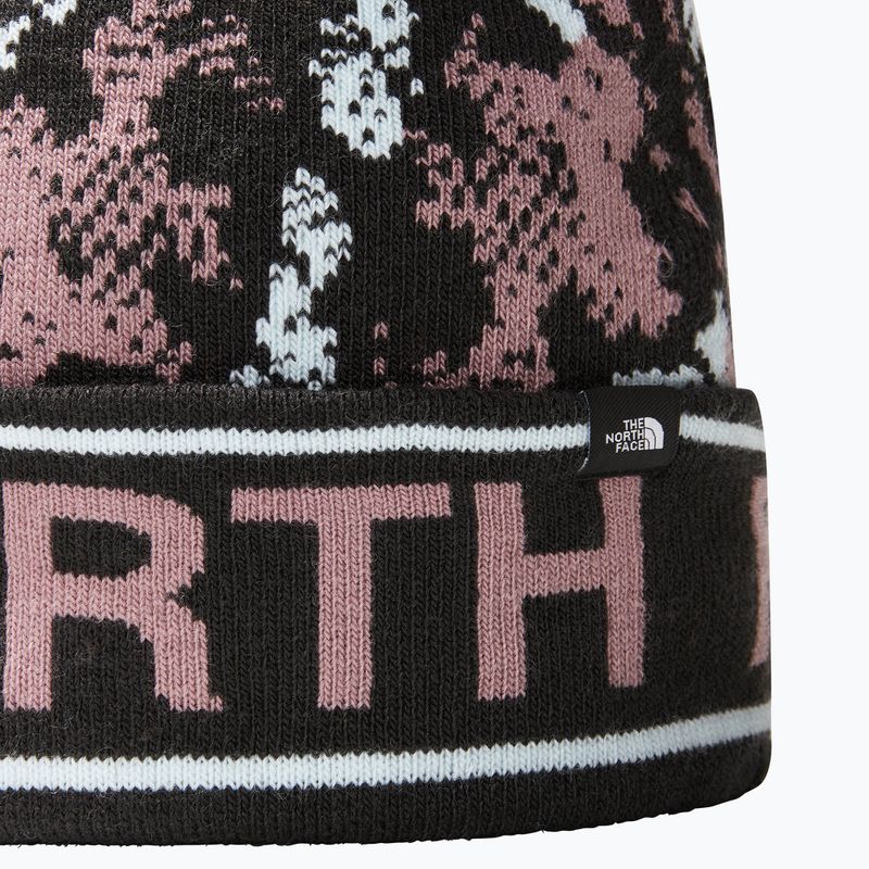 Czapka zimowa The North Face Ski Tuke fawn grey snake charmer print 2