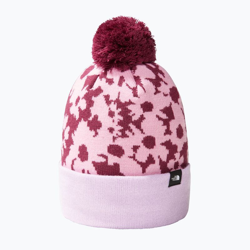 Czapka zimowa dziecięca The North Face Ski Tuke boysenberry gradient floral print