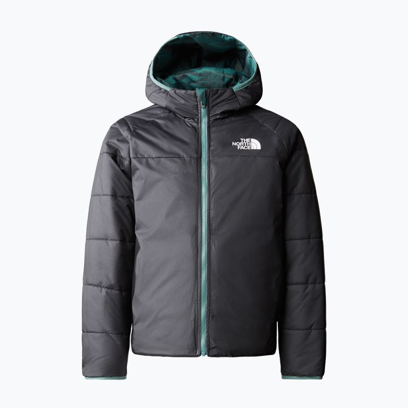 Kurtka zimowa dziecięca The North Face Reversible Perrito dark sage rain camo print/black 2