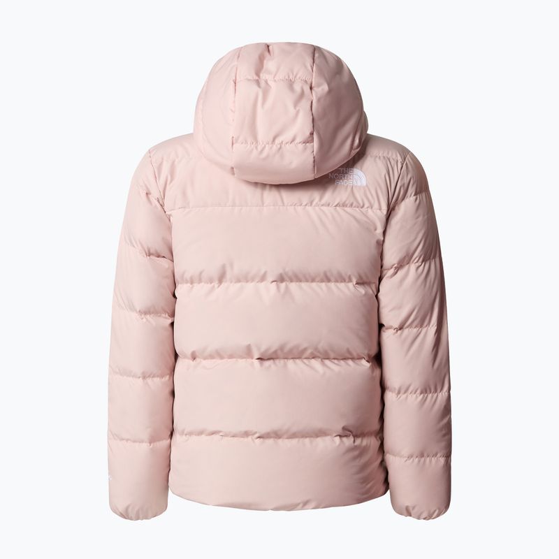 Kurtka dziecięca The North Face North Down Fleece Parka pink moss 2