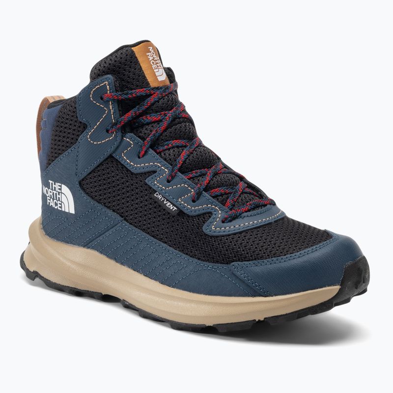 Buty turystyczne dziecięce The North Face Fastpack Hiker Mid WP shady blue/white