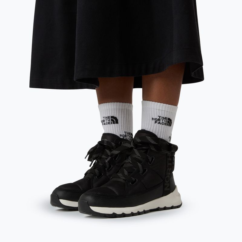 Śniegowce damskie The North Face Thermoball Lace Up Luxe Wp black/asphalt grey 8