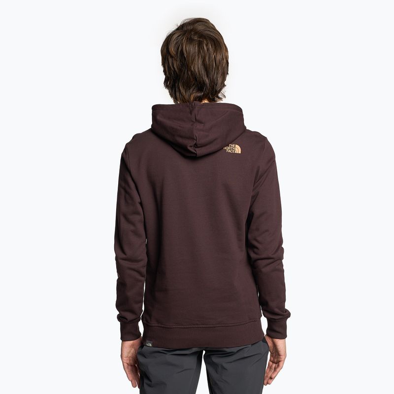 Bluza męska The North Face Standard Hoodie coal brown/almond butter 2