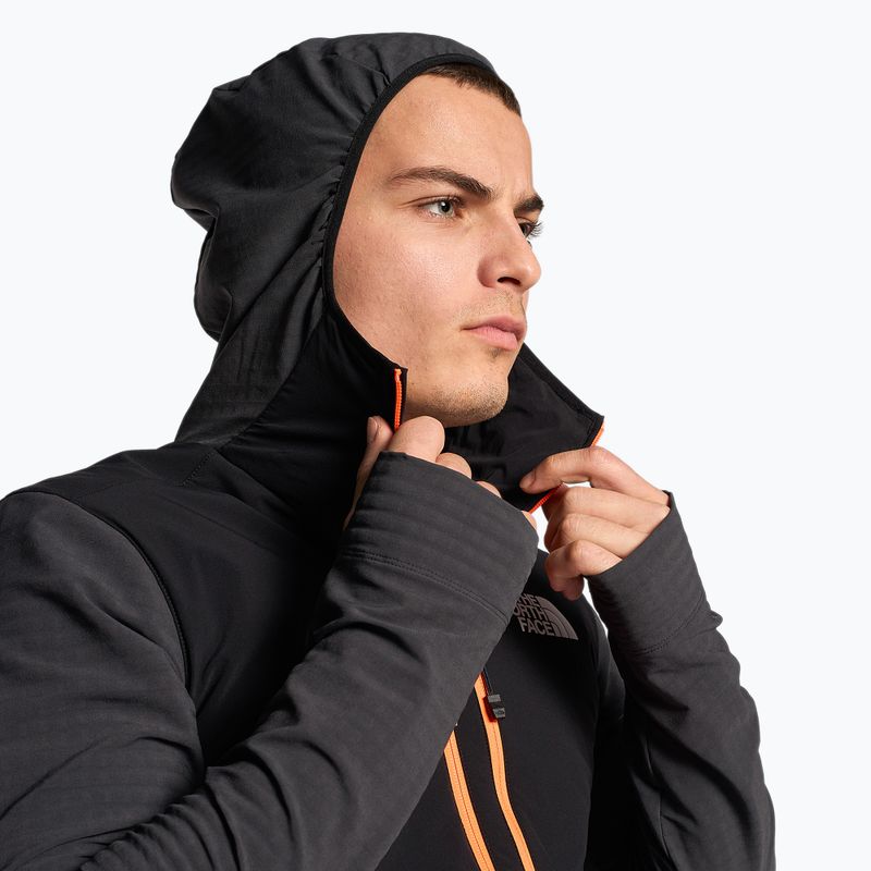 Kurtka hybrydowa męska The North Face Dawn Turn Hybrid Ventrix Midlayer asphalt grey/black/orange 4