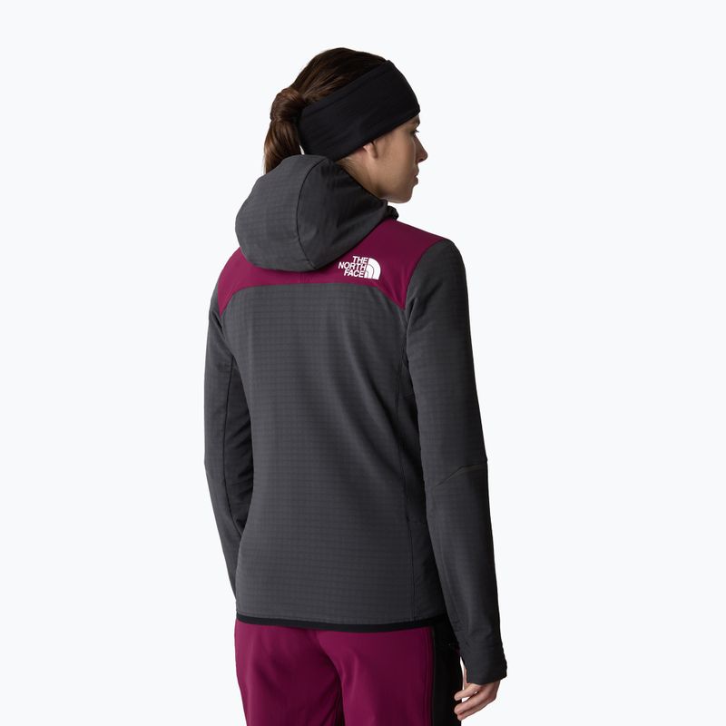 Kurtka hybrydowa damska The North Face Dawn Turn Hybrid Ventrix Midlayer asphalt grey/boysenberry 3