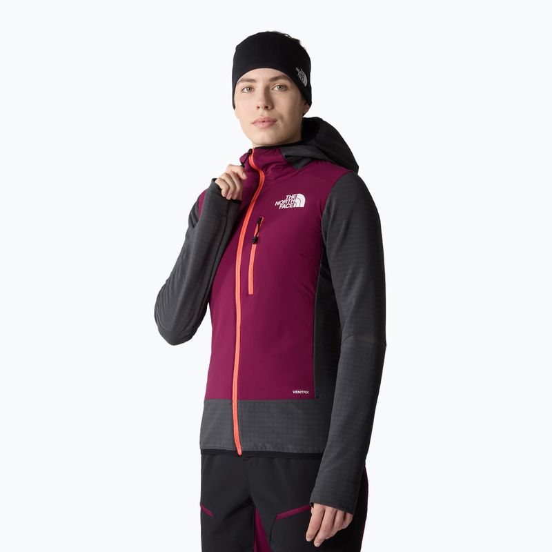 Kurtka hybrydowa damska The North Face Dawn Turn Hybrid Ventrix Midlayer asphalt grey/boysenberry 4