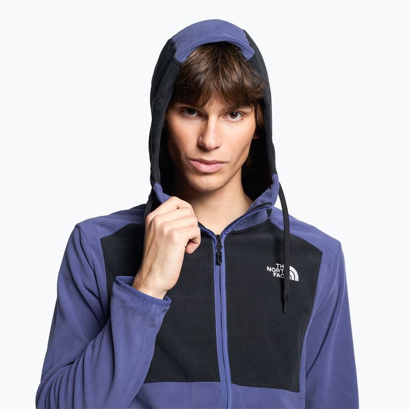 Bluza trekkingowa męska The North Face Homesafe Full Zip Fleece Hoodie cave blue/black 3