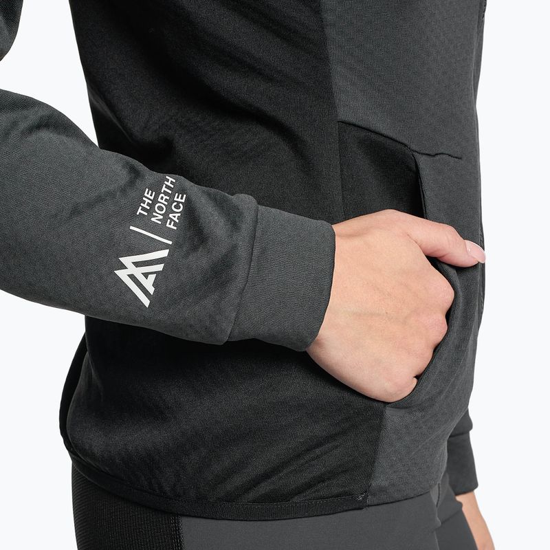 Bluza trekkingowa damska The North Face Mountain Athletics Lab Full Zip Hoodie asphalt grey/black 4