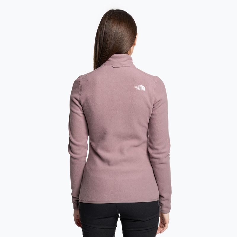 Bluza damska The North Face 100 Glacier FZ fawn grey 2