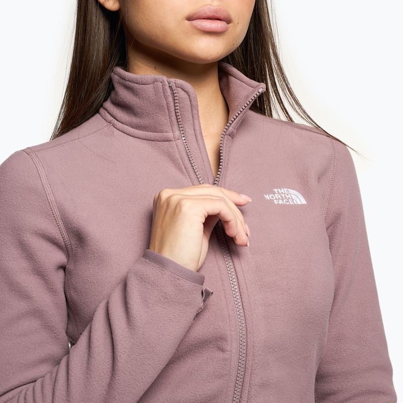 Bluza damska The North Face 100 Glacier FZ fawn grey 4