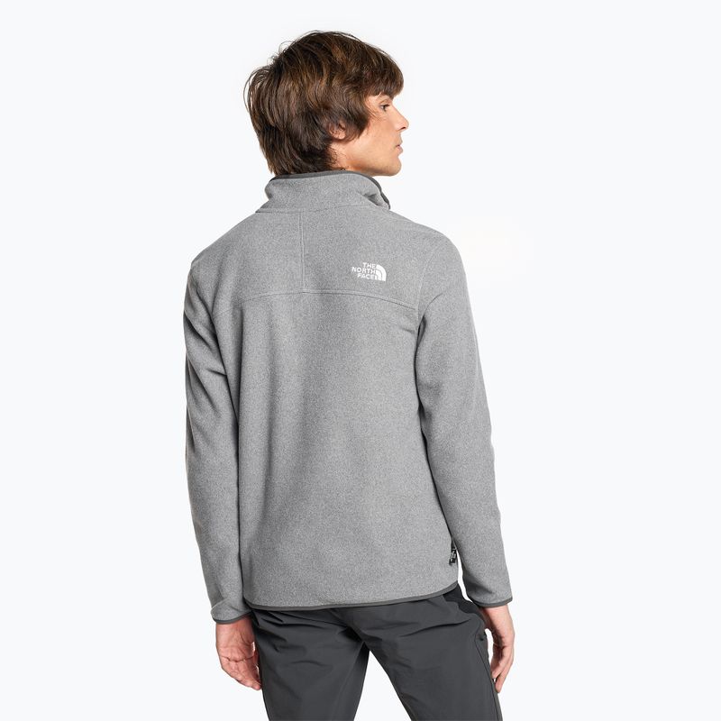 Bluza męska The North Face 100 Glacier 1/4 Zip medium grey heather 2