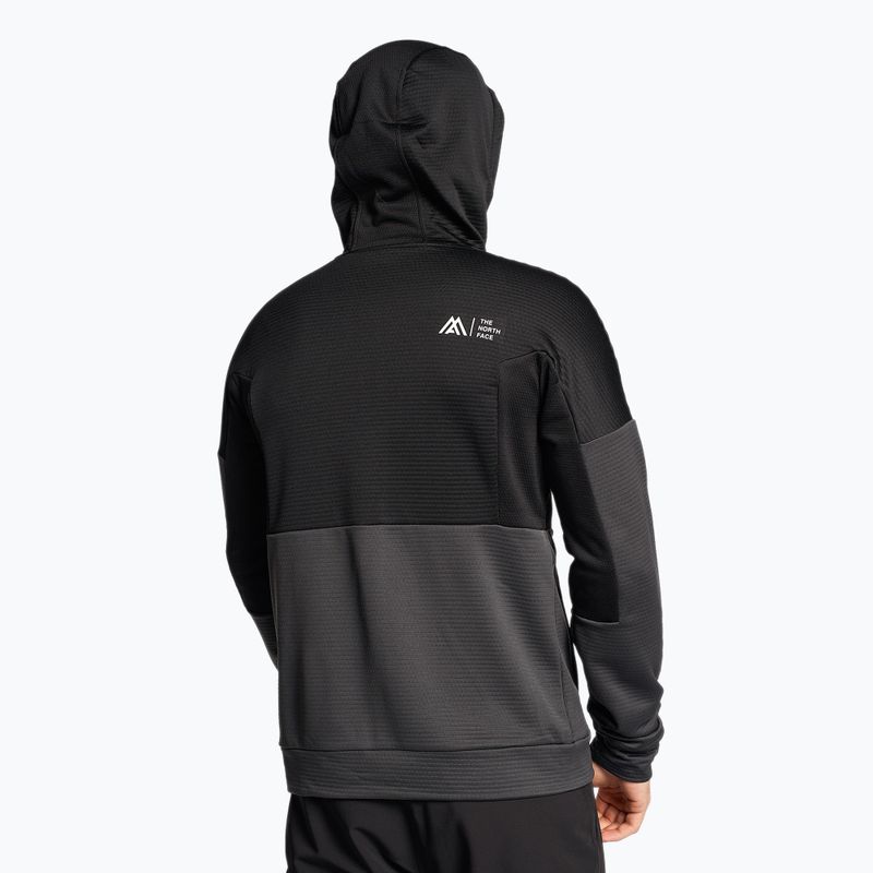 Bluza trekkingowa męska The North Face Mountain Athletics Full Zip Fleece asphalt grey/black 2