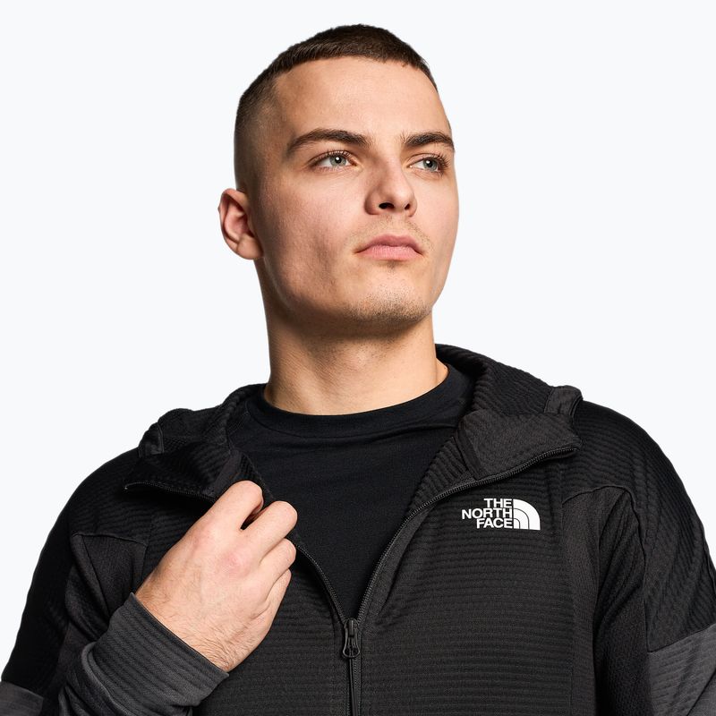 Bluza trekkingowa męska The North Face Mountain Athletics Full Zip Fleece asphalt grey/black 4