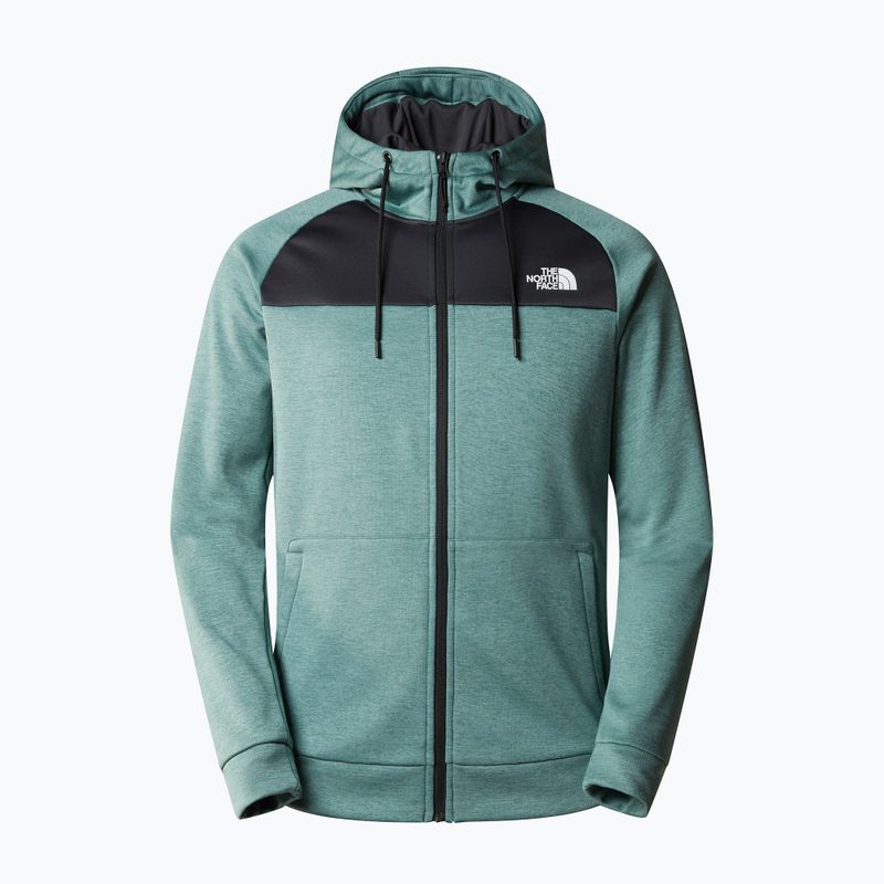 Bluza męska The North Face Reaxion Fleece dark sage heather/ asphalt grey 4