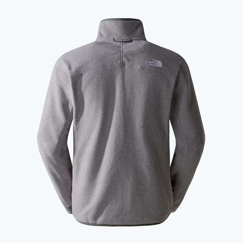 Bluza męska The North Face 100 Glacier Full Zip medium grey heather 5