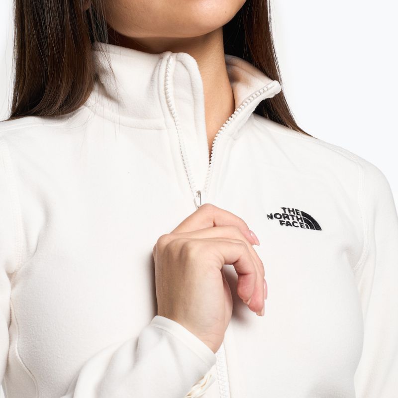 Bluza damska The North Face 100 Glacier FZ gardenia white 4