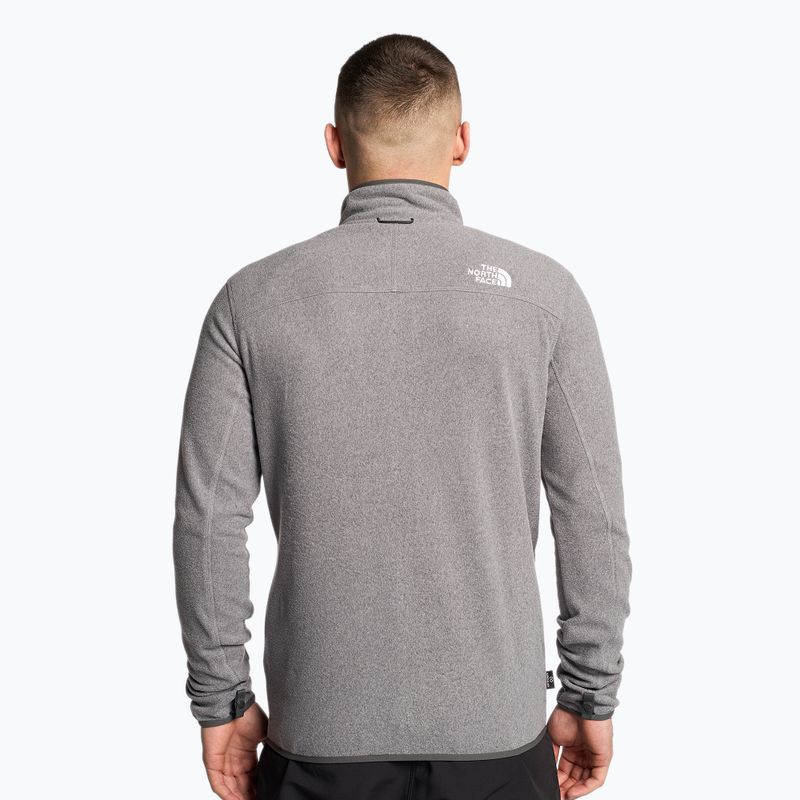 Bluza męska The North Face 100 Glacier Full Zip medium grey heather 2