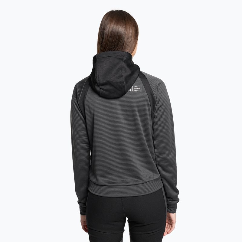 Bluza trekkingowa damska The North Face Mountain Athletics Full Zip Fleece asphalt grey/black 2