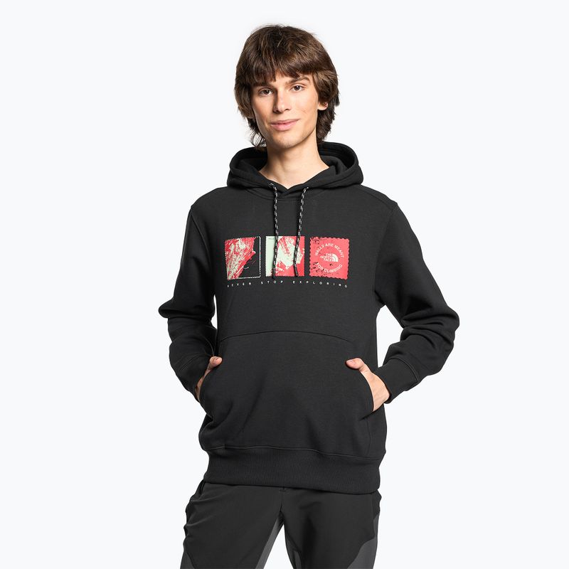 Bluza trekkingowa męska The North Face Outdoor Graphic Hoodie black