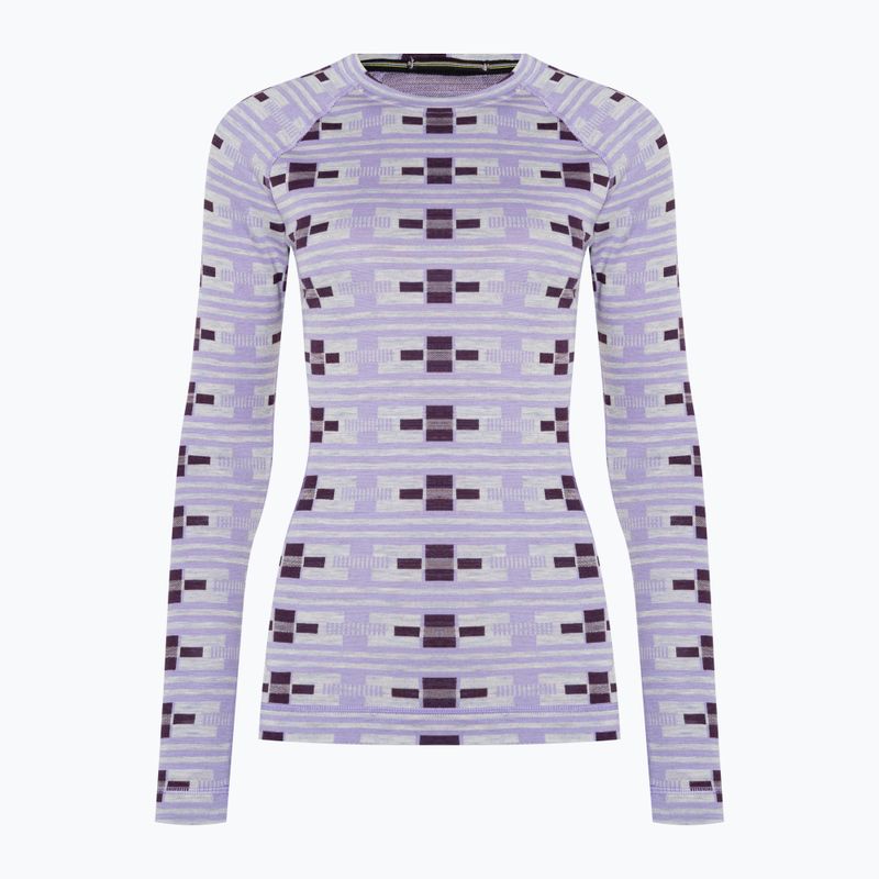 Bluza termoaktywna damska Smartwool Merino 250 Baselayer Crew Boxed violet flirt with me 3