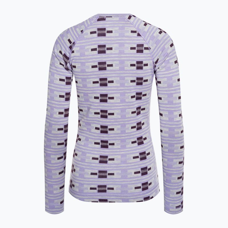 Bluza termoaktywna damska Smartwool Merino 250 Baselayer Crew Boxed violet flirt with me 4