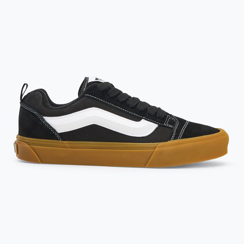 Buty Vans Knu Skool black/ gum 2