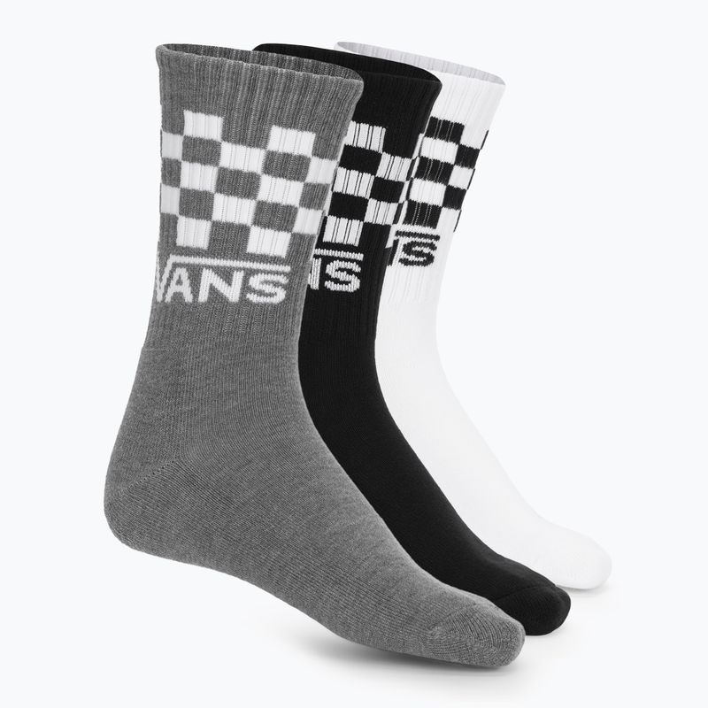Skarpety Vans Classic Check Crew 3 pary black/white