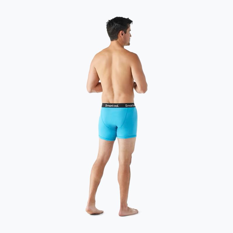 Bokserki termoaktywne męskie Smartwool Merino Boxer Brief pool blue 2