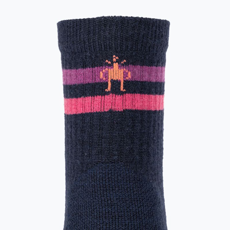 Skarpety damskie Smartwool Hike Light Cushion Tube Stripe Crew deep navy/power pink 3